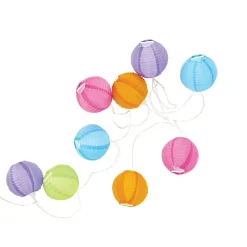 Xanlite - Guirlande LED Solaire, x8 Boules Multicolore, 5m - SOGRL8COLOR