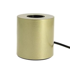 Xanlite - Lampe à poser cylindrique en métal couleur laiton, compatible culot E27, IP20, 60W puissance max - XDLAPCYCLOML
