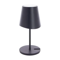 Xanlite - Lampe à poser LED IP44, 250 lumens, rechargeable USB-C, 38cm, CCT & Dimmable, Noir - LPM38ND