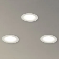 Xanlite - Lot 3 Spots GU10 50W 4000K Rond Blanc IP44 - PAK3SP50RIP44BCW