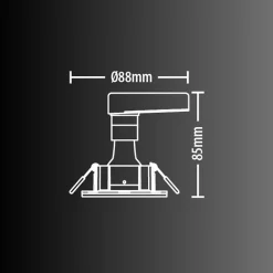 Xanlite - Lot 3 Spots GU10 50W 4000K Rond Blanc IP44 - PAK3SP50RIP44BCW