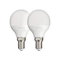 Xanlite - Lot de 2 ampoules LED P45 - culot E14 - classique - PACK2EV470P