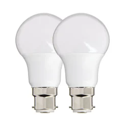 Xanlite - Lot de 2 Ampoules LED A60, culot B22, 9W cons. (60W eq.), lumière blanc neutre - PACK2EB806GCW