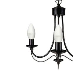 Xanlite - Lot x5 Ampoules LED flamme, culot E14, 5,5W cons. (40 W éq), lumière blanc chaud - PACK5EV470F