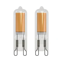 Xanlite - Pack de 2 ampoules RetroLED Caspule, culot G9, 3,7W cons. (40W eq.), 450 lumens, lumière blanc neutre - PACK2ALG9400CW