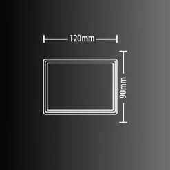 Xanlite - Projecteur mural noir LED IP65, 1600 Lumens , conso. 20 W, Blanc froid - PR20WM