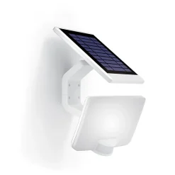 Xanlite - Projecteur Solaire IP44 1500 Lumens - Détecteur de mouvements - Panneau déportable - Blanc - PRS1500DB