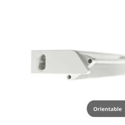 Xanlite - Réglette rotative filaire extensible - 55 cm - Blanc chaud/neutre - 900 lumens - RE60055ROCCT