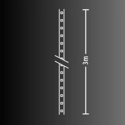 Xanlite - Ruban LED COB 3m Blanc - Extensible 6m - LSACOB3EX
