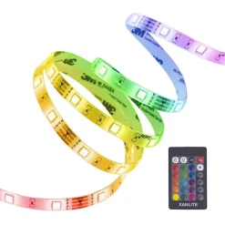 Xanlite - Ruban LED 5m RVB - Extensible 10m - LSBK5RVBEX