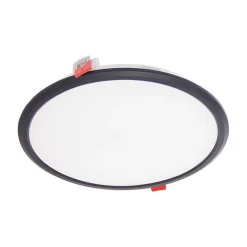 Xanlite - Spot encastrable LED rond, extra plat, cons. 18W, 2500 lumens, CCT, IP44, Plusieurs coloris - DOP1400RIPCCT