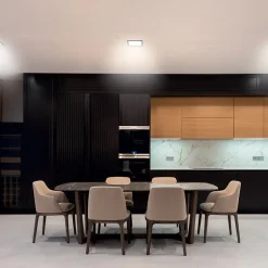 Xanlite - Spot encastrable LED carré, extra plat, cons. 12W, 1650 lumens, CCT, Plusieurs coloris - DOP850CCCT