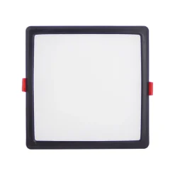 Xanlite - Spot encastrable LED carré, extra plat, cons. 12W, 1650 lumens, CCT, Plusieurs coloris - DOP850CCCT