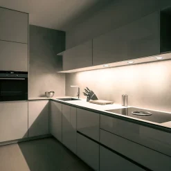 Xanlite - Spot encastrable/en saillie LED rond, extra plat, cons. 6W, 800 lumens, CCT, IP44, Blanc - KSDOP400RBIPCCT