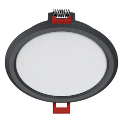 Xanlite - Spot encastrable/en saillie LED rond, extra plat, cons. 6W, 800 lumens, CCT, IP44, Blanc - KSDOP400RBIPCCT