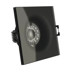 Xanlite - Spot GU10 50W 4000K Carré Noir IP44 - SP50CIP44NCW