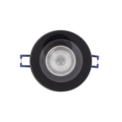 Xanlite - Spot GU10 50W 4000K Rond Noir IP44 - SP50RIP44NCW