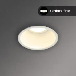 Xanlite - Spot GU10 50W 2700K Rond profond Blanc IP20 - SP50RPB