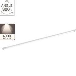 Xanlite - Tube à LED 28mm x 1200mm, G13, 17W cons. (36W eq.), 1800lumens, lumière blanc neutre - TU1201800CW