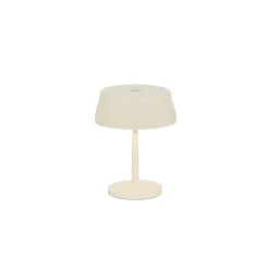 Zafferano SISTER LIGHT MINI Lampe de table LED intelligente Wi-fi Ivoire rechargeable et dimmable