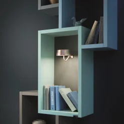 Zafferano SISTER LIGHT Wi-fi wall Applique intelligente Cuivre rechargeable et dimmable