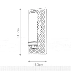 Ziggy Applique Murale 1 Lumière - Laqué Or