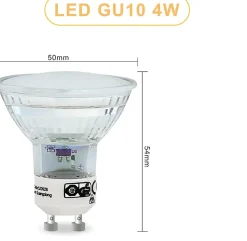 ZMH Ampoule LED Ampoules Gu10 4w 3000k Remplace