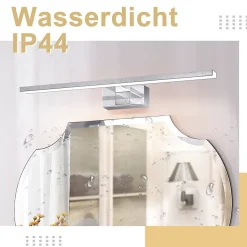 ZMH Applique Murale De Salle De Bain Dorée à LED Pour Miroir