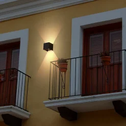 ZMH Applique Murale Extérieure LED Moderne Up Down Applique Murale Extérieure Chambre à Coucher Couloir