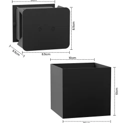 ZMH Applique Murale Extérieure LED Moderne Up Down Applique Murale Extérieure Chambre à Coucher Couloir