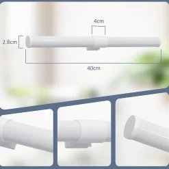 ZMH Applique Murale LED IP44 Pour Salle De Bain 40Cm 8 W