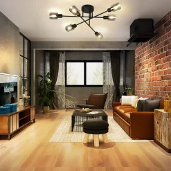 ZMH Applique Murale LED Vague 14w 100cm3000k Blanc Chaud Moderne Pour Couloir