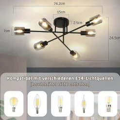 ZMH Applique Murale LED Vague 14w 100cm3000k Blanc Chaud Moderne Pour Couloir