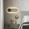 ZMH Applique Murale LED Moderne - 12w, 41cm, 3000k Blanc Chaud, Doré Minimaliste
