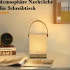 ZMH Lampe à Poser De Bureau LED - Lampe De Chevet Touch LED Dimmable Wireless