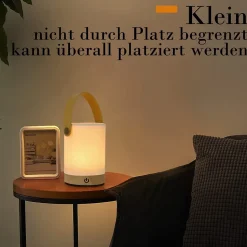 ZMH Lampe à Poser De Bureau LED - Lampe De Chevet Touch LED Dimmable Wireless