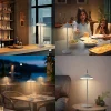 ZMH Lampe à Poser De Table LED Intensité Variable Table D'extérieur Moderne Pour Jardin
