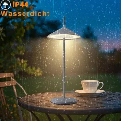ZMH Lampe à Poser LED Intensité Variable - Table D'extérieur Moderne Pour Jardin