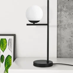 ZMH Lampe De Bureau E27 Noir Modern Design Vintage