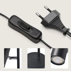 ZMH Lampe De Bureau LED Gu10 Métal Pour Bureau