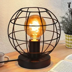 ZMH Lampe De Bureau Rétro Noir E27 Métal imum 40w