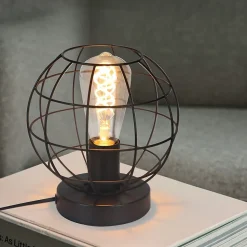 ZMH Lampe De Bureau Rétro Noir E27 Métal imum 40w