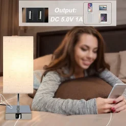 ZMH Lampe De Bureau Touch Dimmable Rétro Veilleuse E27