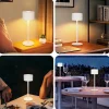 ZMH Lampe De Table LED Sans Fil Lampe Intensité Variable Avec 3 Températures De Couleur Réglable