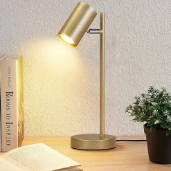 ZMH Lampe De Table LED Salon Gu10 Lampe De Table Métal Pour Bureau