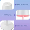 ZMH Lampe De Table Sans Fil Variable Rgb Whonzimmer Ip54 Lampe De Lit USB Pour Bureau