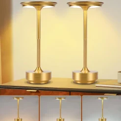 ZMH Lot De 2 Lampe De Table LED Intensité Variabl Pour Rebord De Fenêtre Salon