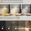 ZMH Lot de 2 lampes à poser de table LED et chevet doré - Tactile à intensité variable USB-C H.31.5 cm