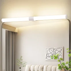 ZMH Miroir De Salle De Bain à LED Blanc 8 W 4 000 K 60 Cm