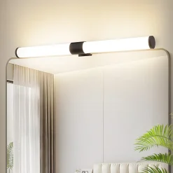 ZMH Salle De Bain Miroir Lumineux LED 40 Cm Lampe De Salle De Bain 6 W Noir